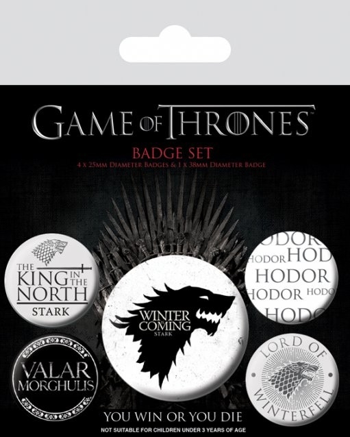 Posters Placka Hra o Trůny (Game of Thrones) - Winter is Coming