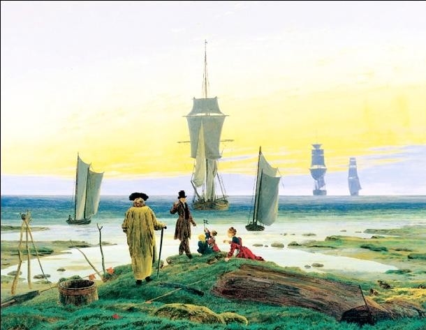 Posters Obraz, Reprodukce - Fáze života, 1835, Caspar David Friedrich, (80 x 60 cm)