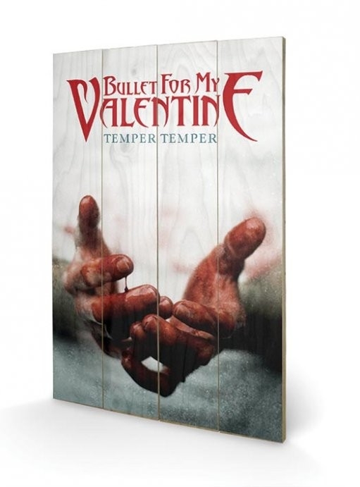 Posters Dřevěný obraz Bullet For My Valentine - Temper Temper, (40 x 59 cm)