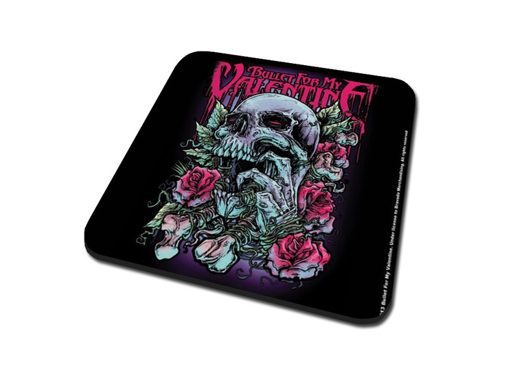 Posters Podtácek Bullet For My Valentine - Spenc Skull Red Eyes