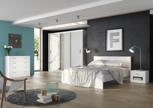 SCONTO IDEA WHITE Ložnicový program