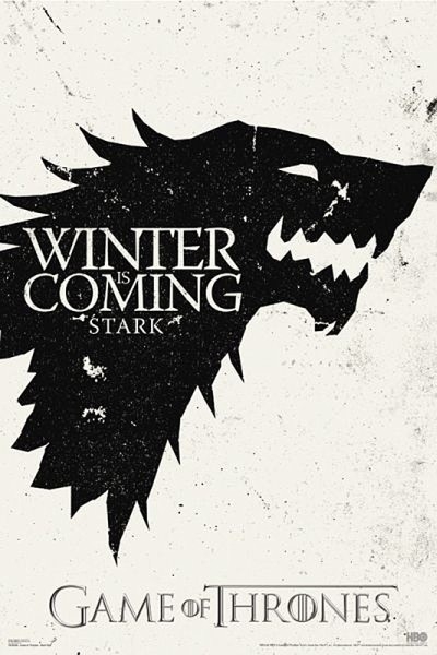 Posters Plakát, Obraz - GAME OF THRONES - HRA O TRŮNY - Winter is Coming, (61 x 91,5 cm)