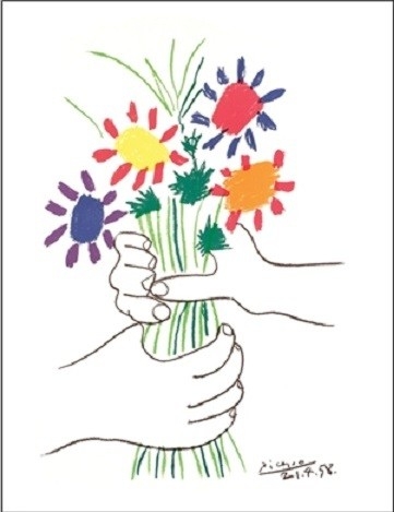 Posters Obraz, Reprodukce - Bouquet, Pablo Picasso, (60 x 80 cm)