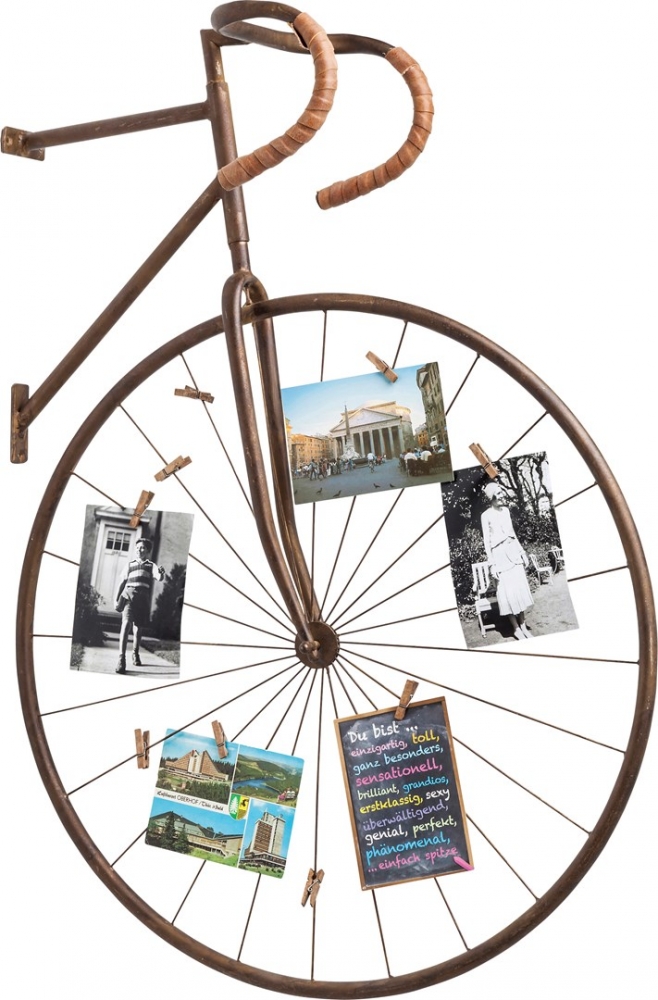 Nástěnná dekorace Memo Holder Bike