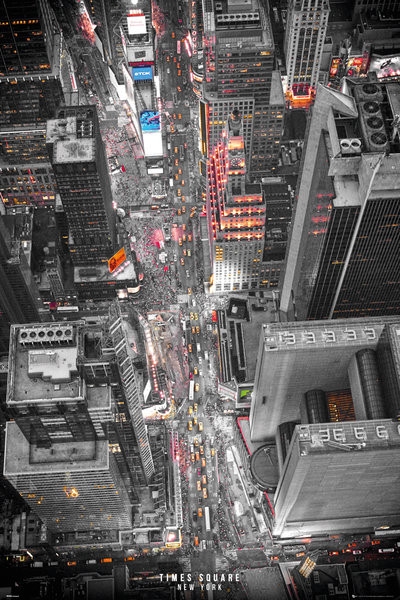 Posters Plakát, Obraz - New York - Times Square Lights, (61 x 91,5 cm)