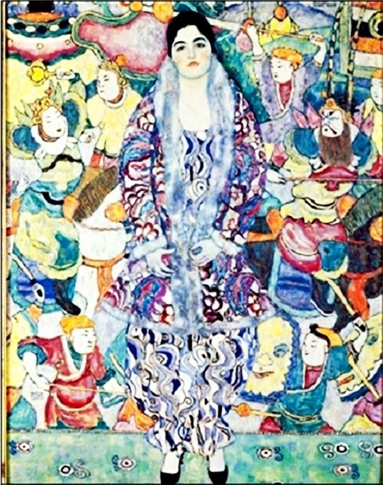 Posters Obraz, Reprodukce - Portrét Friederike Maria Beer 1916, Gustav Klimt, (60 x 80 cm)