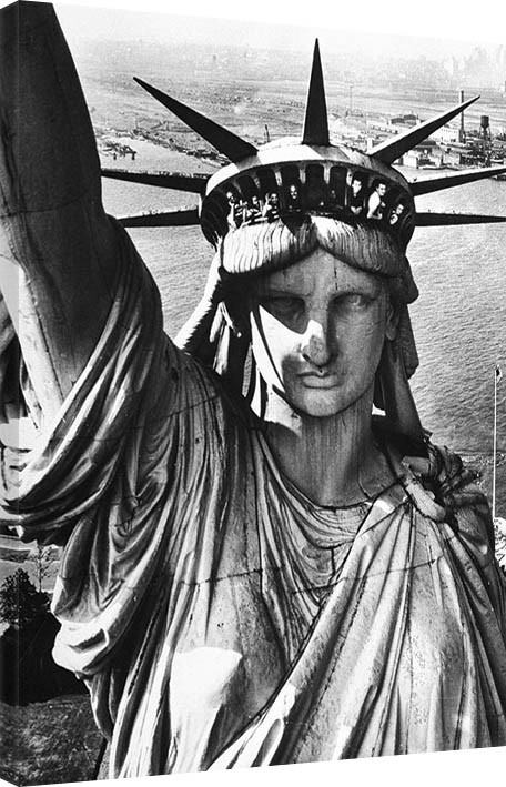 Posters Obraz na plátně Time Life - Statue of Liberty, (60 x 80 cm)