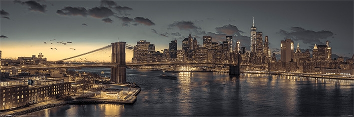 Posters Plakát, Obraz - New York, (91,5 x 30 cm)