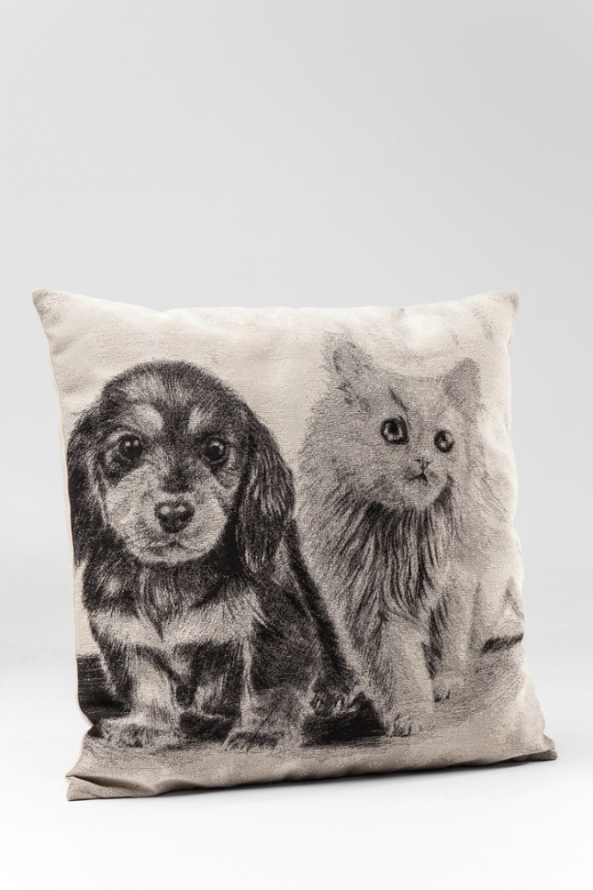 Polštář Little Cat and Dog 45x45cm