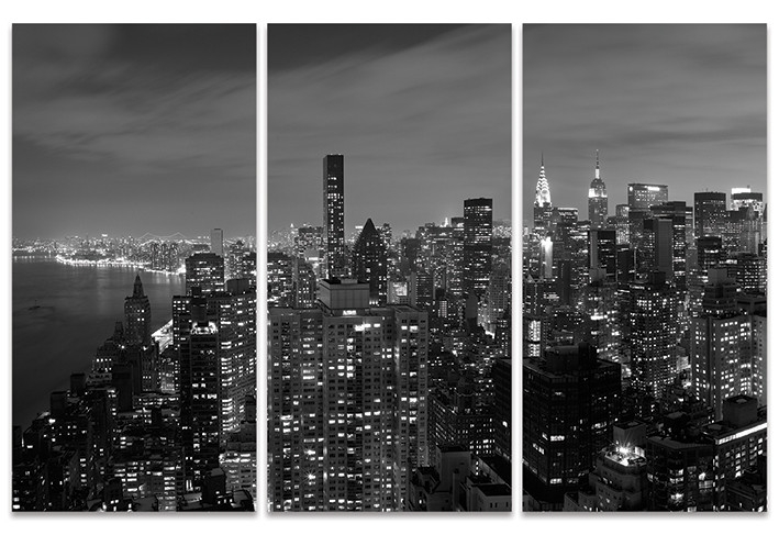 Posters Obraz na plátně Håkan Strand: Midtown Panorama, NYC, (100 x 150 cm)