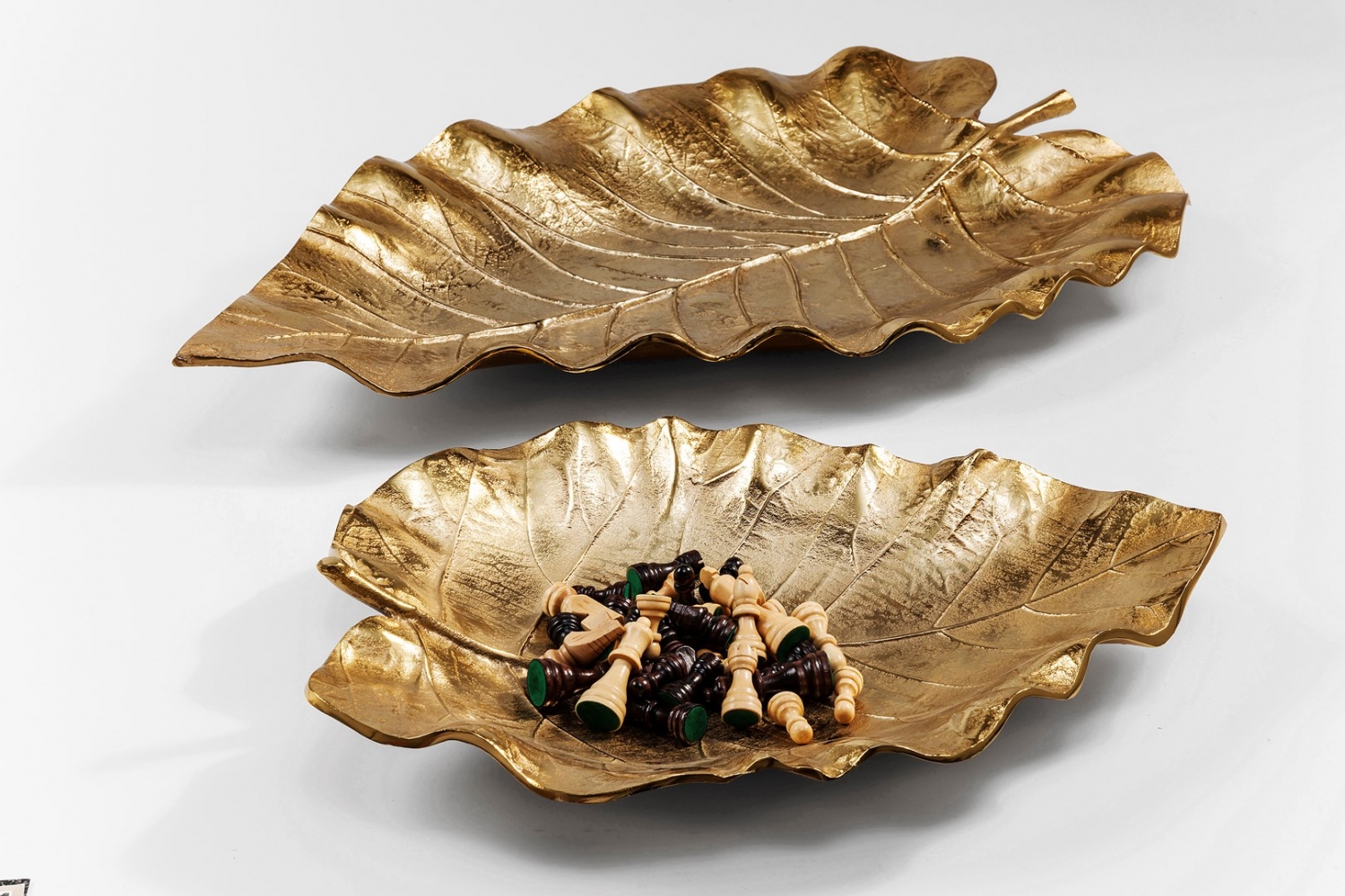 Dekorativní mísa Autumn Leaf Gold (2/Set)