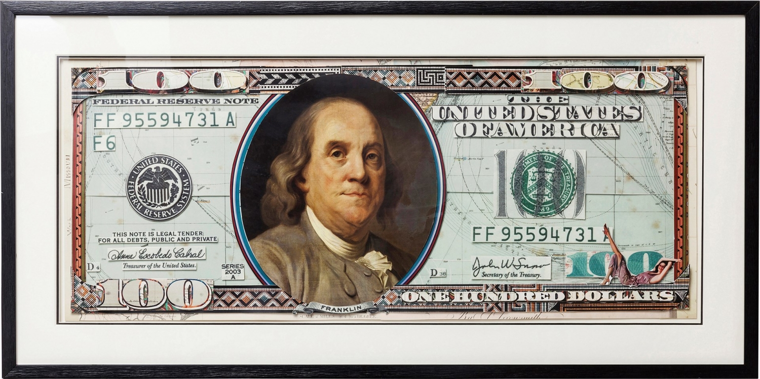 Obraz s rámem Art Dollars 50×100 cm