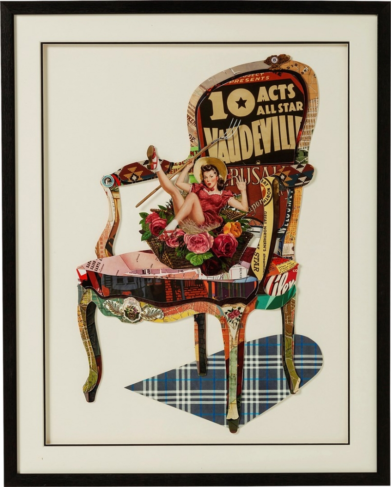 Obraz s rámem Art Chair Pin Up 90×72 cm