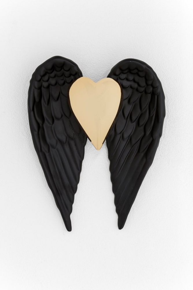 Nástěnná dekorace Vase Flying Heart