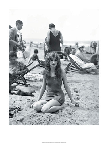 Posters Reprodukce Baigneuse sur la plage , (60 x 80 cm)