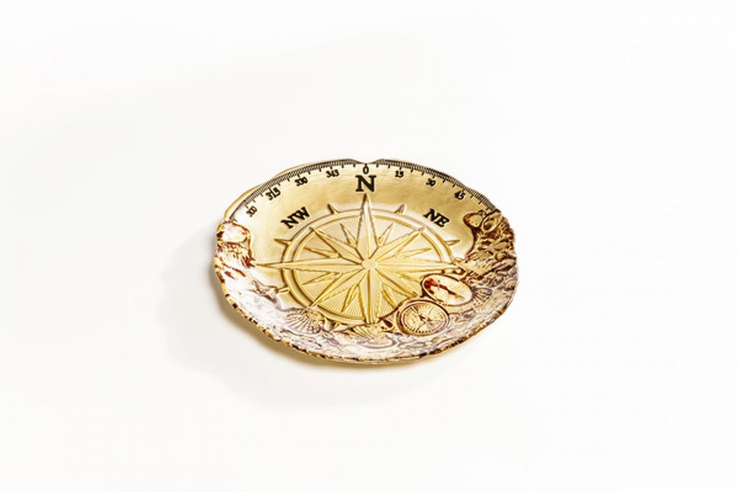 Dekorativní talíř Compass Gold O21cm