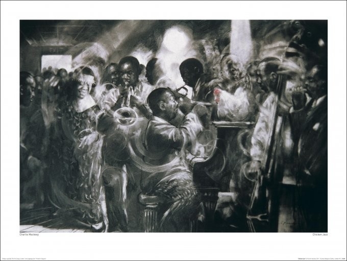 Posters Reprodukce Charlie Mackesy - Chicken Jazz , (80 x 60 cm)