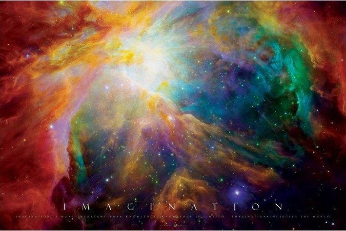 Posters Plakát, Obraz - Imagination - nebula, (91,5 x 61 cm)