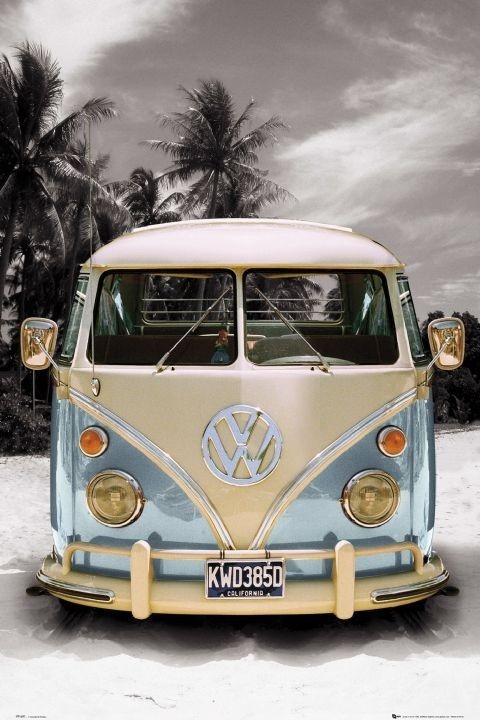 Posters Plakát, Obraz - VW California camper, (61 x 91,5 cm)