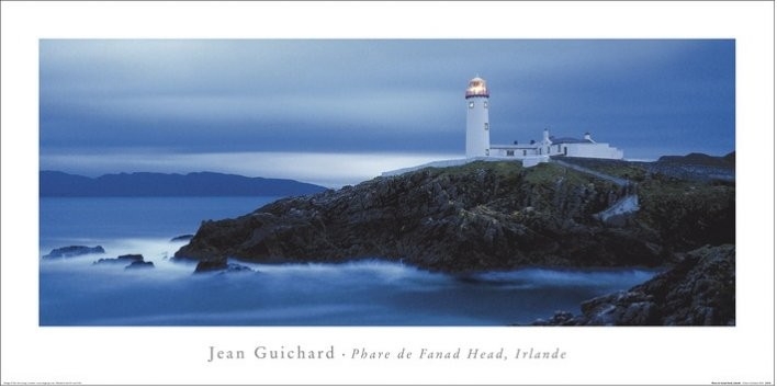 Posters Reprodukce Jean Guichard - Phare De Fanad Head, Irlande , (100 x 50 cm)