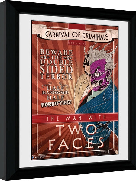 Posters Obraz na zeď - Batman Comic - Circus Two Face