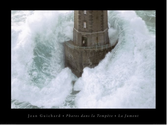 Posters Reprodukce Jean Guichard - Phares Dans La Tempète, La Jument , (80 x 60 cm)