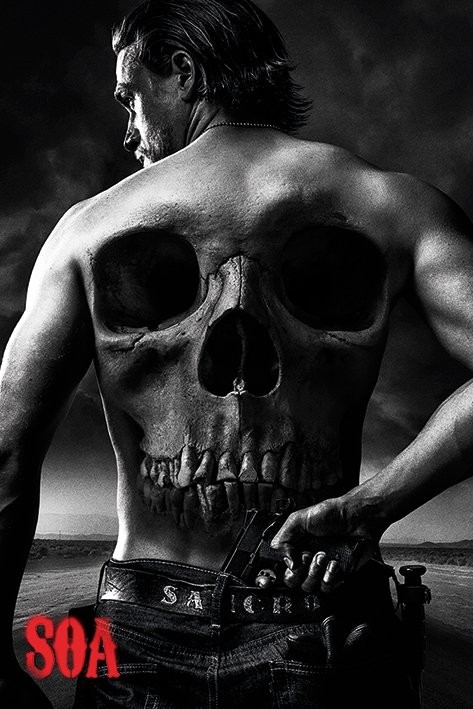 Posters Plakát, Obraz - Sons of Anarchy (Zákon gangu) - Jax Back, (61 x 91,5 cm)