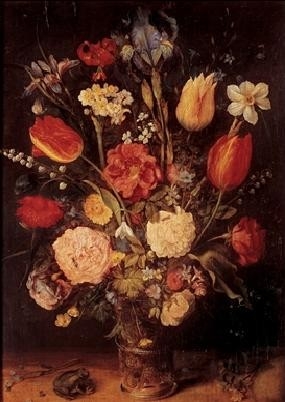 Posters Obraz, Reprodukce - Jan Brueghel mladší - Váza s květinami, Jan Brueghel, (60 x 80 cm)