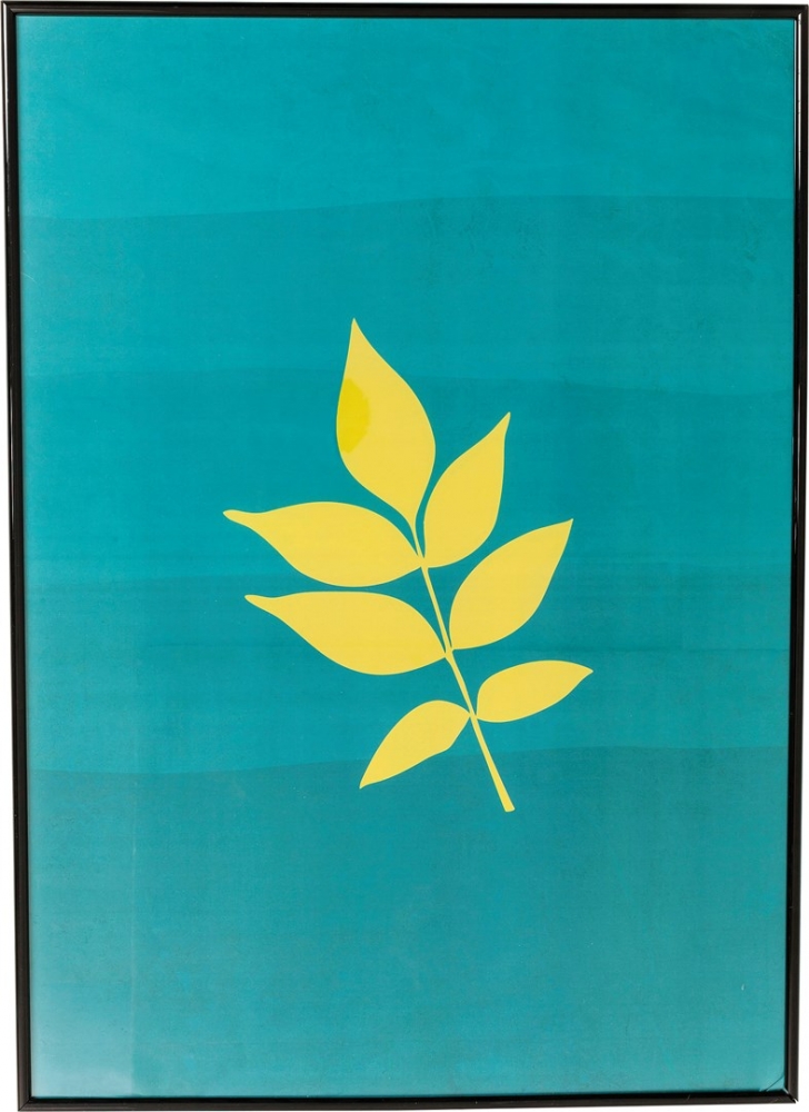 Obraz s rámem Leaf 71×51 cm