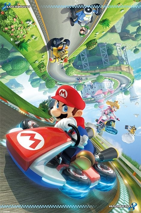 Posters Plakát, Obraz - Mario Kart 8 - Flip Poster, (61 x 91,5 cm)
