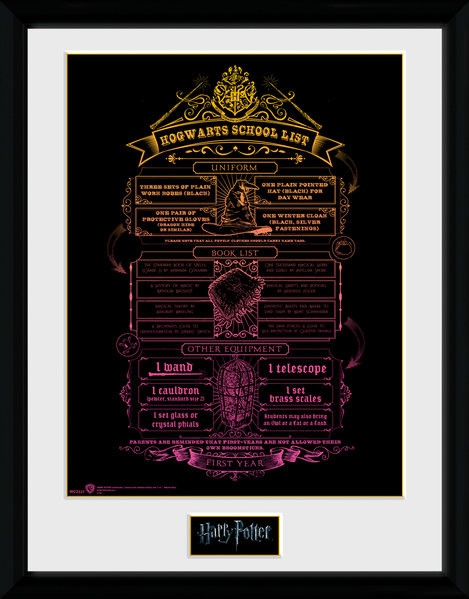 Posters Obraz na zeď - Harry Potter - Hogwarts List
