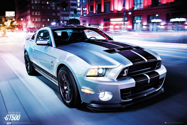 Posters Plakát, Obraz - Ford Shelby - GT 500 (2014), (91,5 x 61 cm)