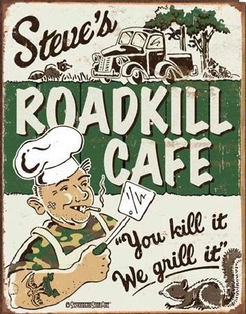 Posters Plechová cedule SCHOENBERG - Steve's Cafe, (31,5 x 40 cm)