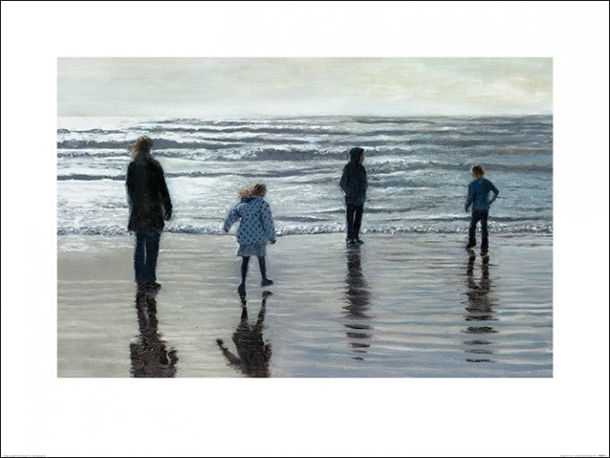 Posters Reprodukce Andrew McNeile Jones - Testing The Waves , (80 x 60 cm)