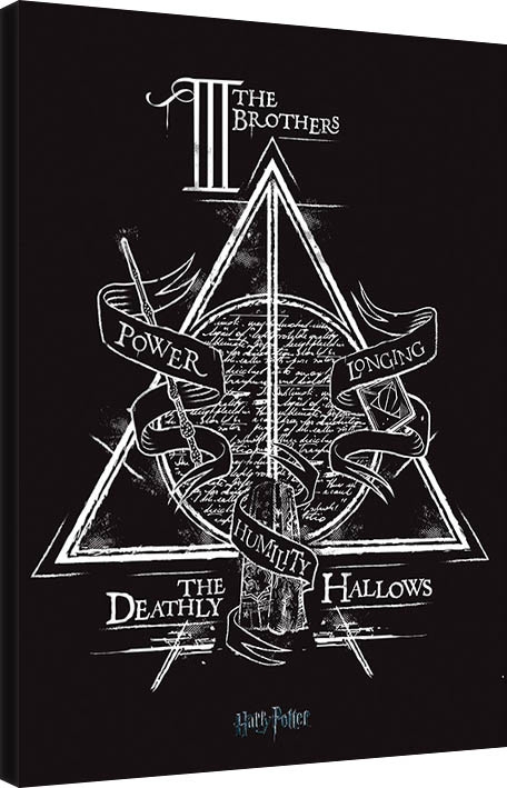 Posters Obraz na plátně Harry Potter - Deathly Hallows, (60 x 80 cm)