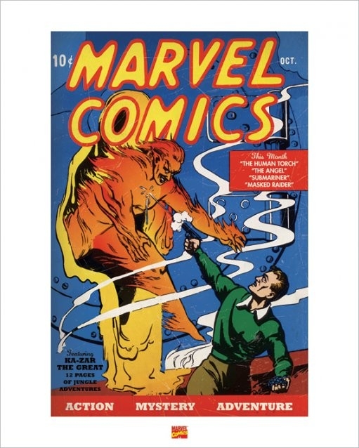 Posters Reprodukce Human Torch , (40 x 50 cm)