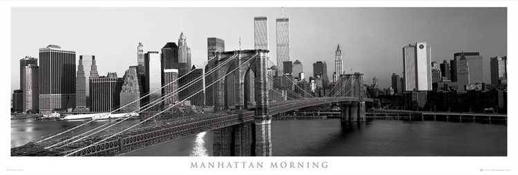 Posters Plakát, Obraz - Manhattan - morning, (158 x 53 cm)