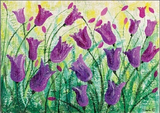 Posters Obraz, Reprodukce - Spring Flowers, (30 x 30 cm)