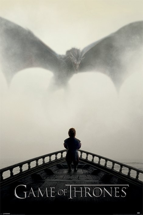Posters Plakát, Obraz - Hra o Trůny (Game of Thrones) - Lion and Dragon, (61 x 91,5 cm)