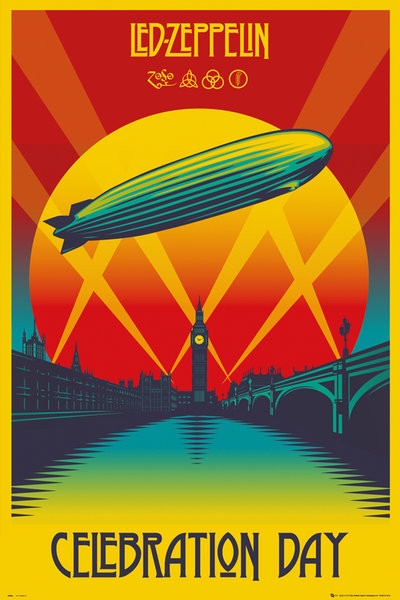 Posters Plakát, Obraz - Led Zeppelin - Celebration Day, (61 x 91,5 cm)