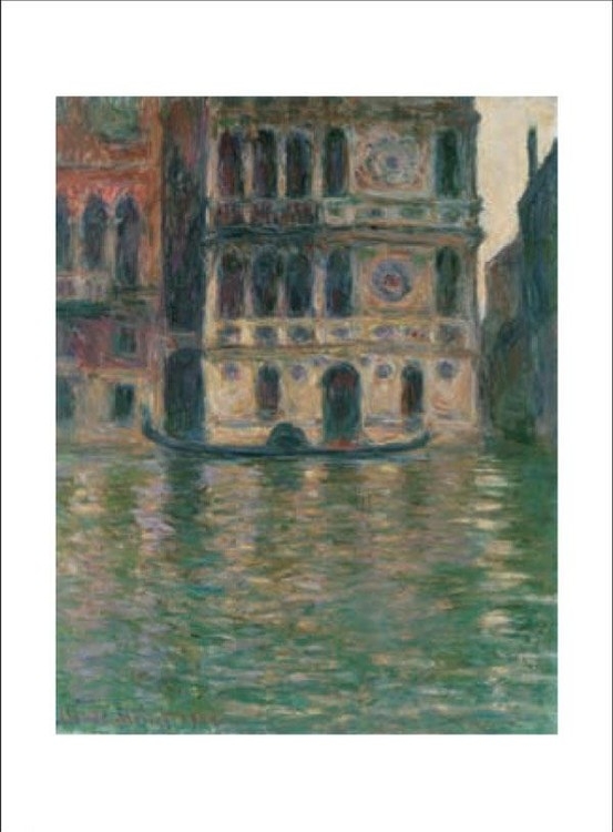 Posters Reprodukce Claude Monet - Palazzo Dario v Benátkách, 1908 , (50 x 70 cm)