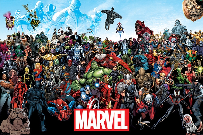 Posters Plakát, Obraz - Marvel - Universe, (91,5 x 61 cm)