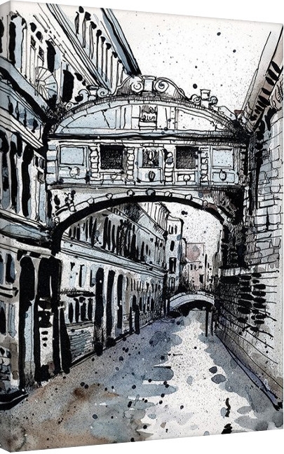 Posters Obraz na plátně Jack the Flipper - Venice IV, (60 x 80 cm)