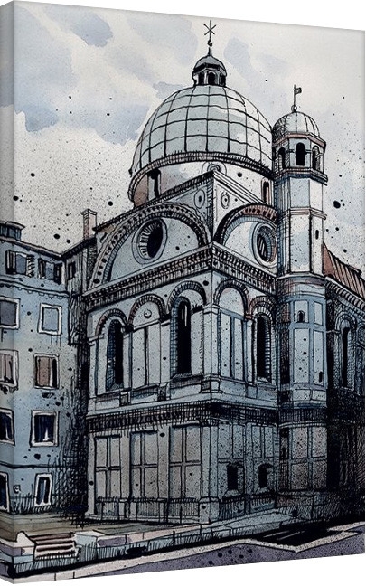 Posters Obraz na plátně Jack the Flipper - Venice I, (60 x 80 cm)