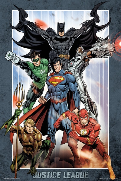 Posters Plakát, Obraz - DC Comics - Justice League Group, (61 x 91,5 cm)