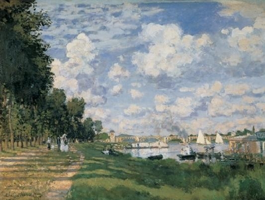 Posters Reprodukce Claude Monet - Seina s Arhenteuil , (30 x 24 cm)