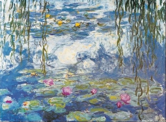 Posters Reprodukce Claude Monet - Lekníny, 1916-1919 , (80 x 60 cm)