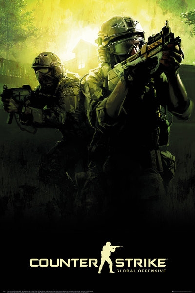 Posters Plakát, Obraz - Counter Strike - Team, (61 x 91,5 cm)