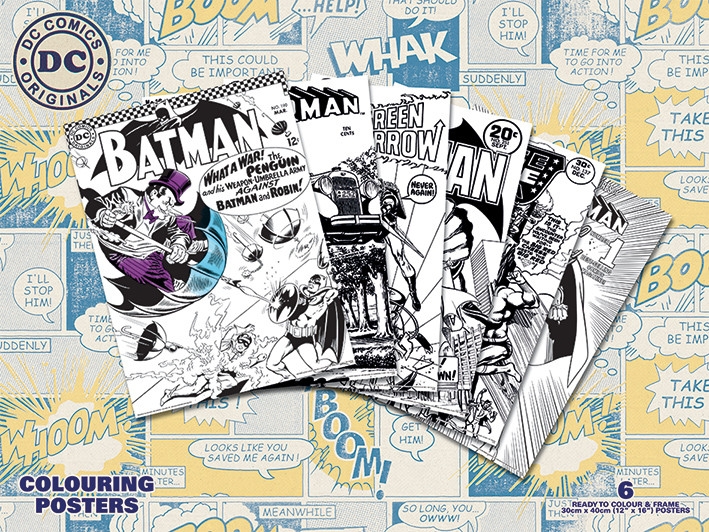 Posters Vybarvovací Plakát DC Originals - Retro