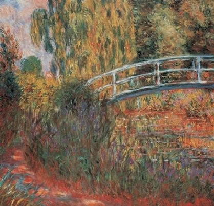 Posters Reprodukce Claude Monet - Japonský most , (50 x 70 cm)